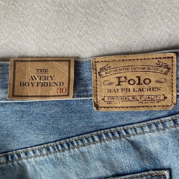 NWT Polo Ralph Lauren Avery Boyfriend Paint Splatter Jeans Size 30 - Picture 10 of 12